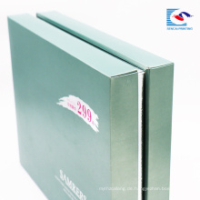 Kundenspezifisches Logo-blaues steifes Pappkosmetik-Verpackenkasten-Geschenk, das Boxtic-Kasten-Geschenkbox verpackt